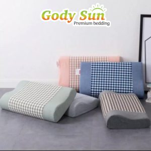 Gối cao su non người lớn và trẻ em, cho bé kèm vỏ gối